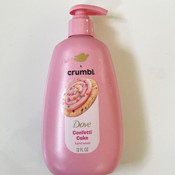 new!! Dove Crumbl Moisturizing Liquid Hand Wash Confetti Cake, 12 oz - Picture 1 of 3